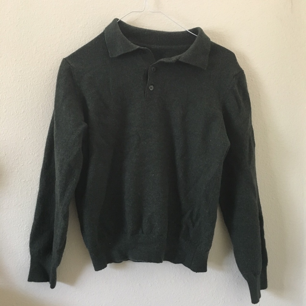 Dark Green Cashmere Sweater